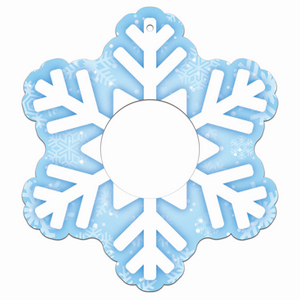 Foam Core Ornament Christmas Snowflake - Product Packaging